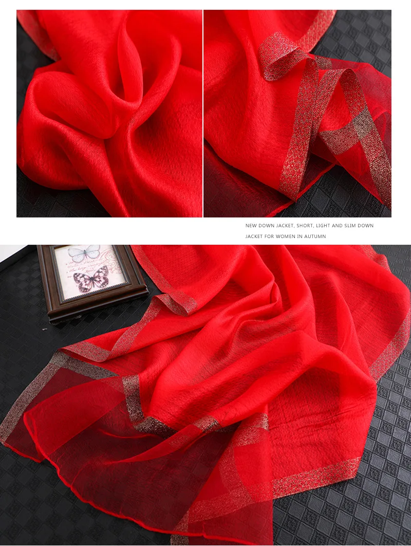 Роскошный брендовый женский шарф роскошные летние шелковые шарфы Дамская шаль накидка хиджаб платок Женская бандана Пашмина жемчужная драгоценность повязка на голову