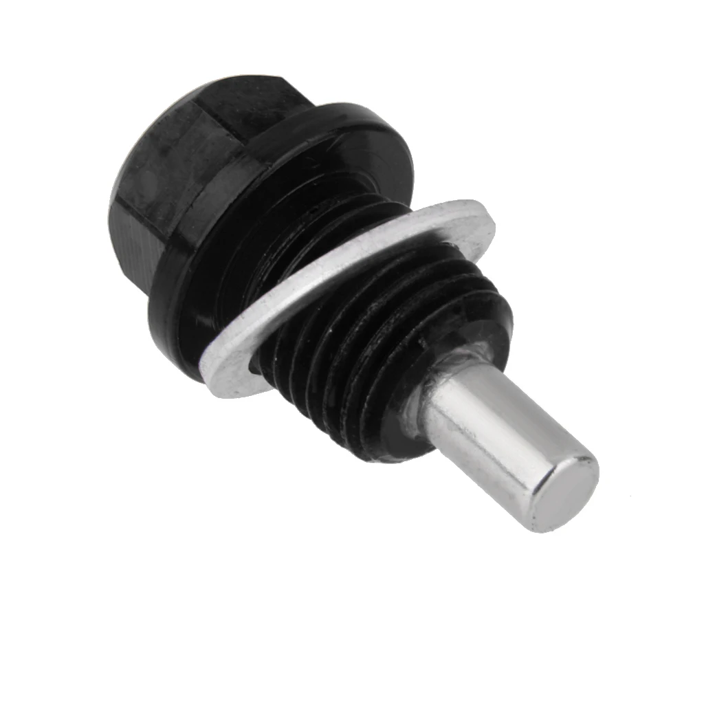 M14X1.5mm Magnetic Oil Drain Plug Metal Engine Oil Pan Plug  For Acura AUDI Dodge Ford Mazda Black Dropship