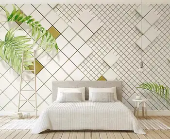 

[Self-Adhesive] 3D Square Stitching 1774598 Wall Paper mural Wall Print Decal Wall Murals