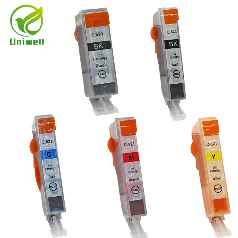 PGI 520 CLI 521 чернильный картридж для Canon PGI525 525 MP540 MP550 MP560 MP620 MP640 MP980 MX860 MX870 IP3600 5