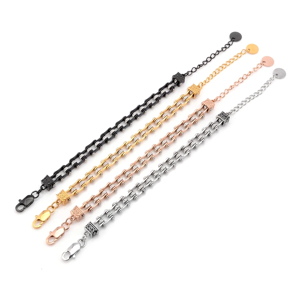 SDA  Engrave Name Adjustable Women  Bracelet 16~22CM Crystal Cute Female Statement  Jewelry