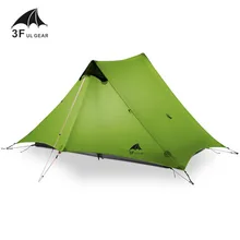 3F UL GEAR lanshan 2 палатки для 2 человек наружная Ультралегкая палатка для кемпинга 3 сезона профессиональная 15D Silnylon Бесшумная палатка 4 сезона