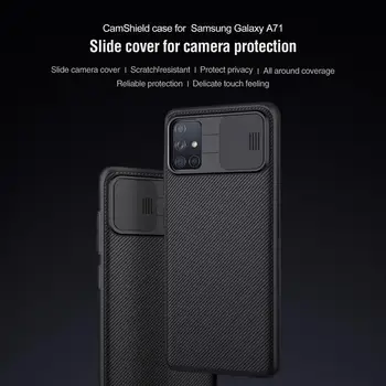 

Nillkin Phone Cases For Samsung Galaxy A71 Case Camera Slide Protection Design Back Cover For Samsung Galaxy A71 Antislip Cover
