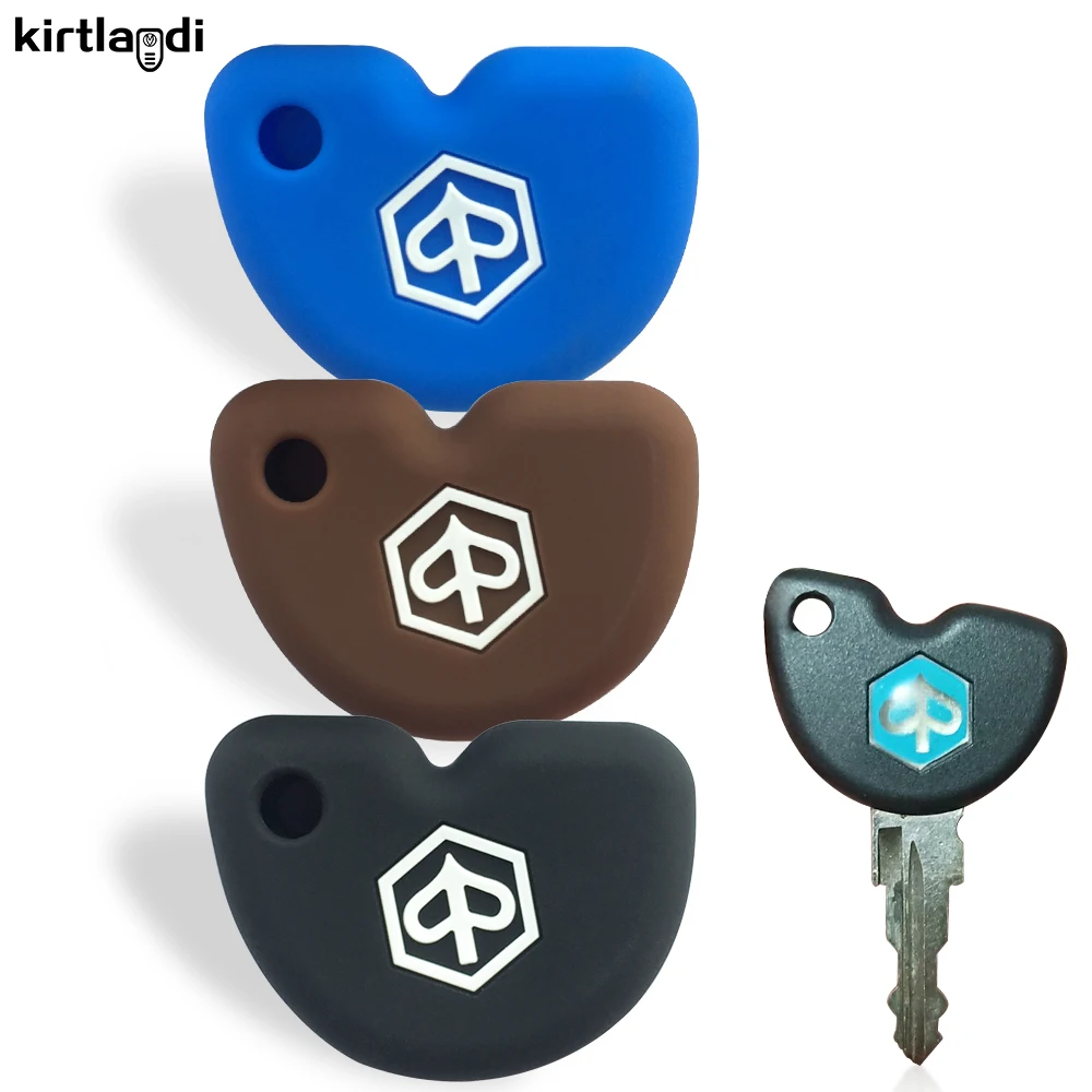 De silicona estuche para llave de motocicleta para Vespa GTS LX150 Primavera GTS300 Piaggio 125, 150, 200, 2019, 2020 titular de la clave Shell protector