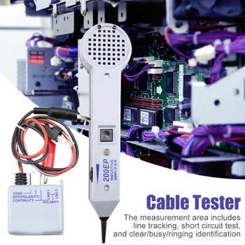 

200EP Tone Generator Kit Inductive Amplifier Plastic Adjustable Volume Practical Professional Cable Tester Portable Wire Tracker