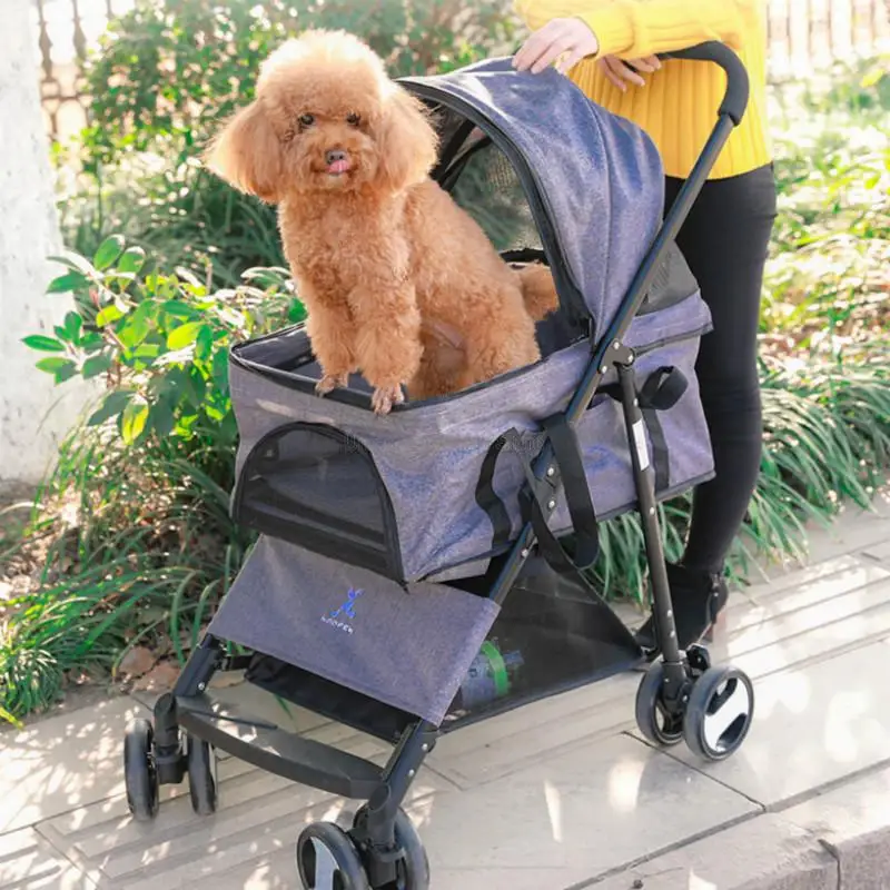 Горячая коляска для животных плюшевый щенок из тележки маленькая кошка Складная легкая коляска товары для собак самый продаваемый товар в году