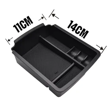 

Black Car Center Console Organizer Tray For GOLF 7 MK7 2013-2017 Interior Accessories Stowing Tidying