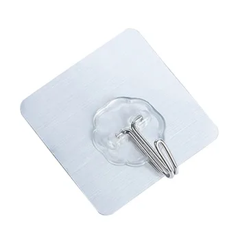 

Punch-free household strong hook kitchen tableware bathroom bath towel bedroom clothing home key hook portable and space saving