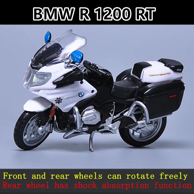1200RT Maisto 1:18 Yamaha полицейский автомобиль оригинальная Авторизованная модель мотоцикла из сплава игрушечный автомобиль Коллекционирование - Цвет: 1200RT