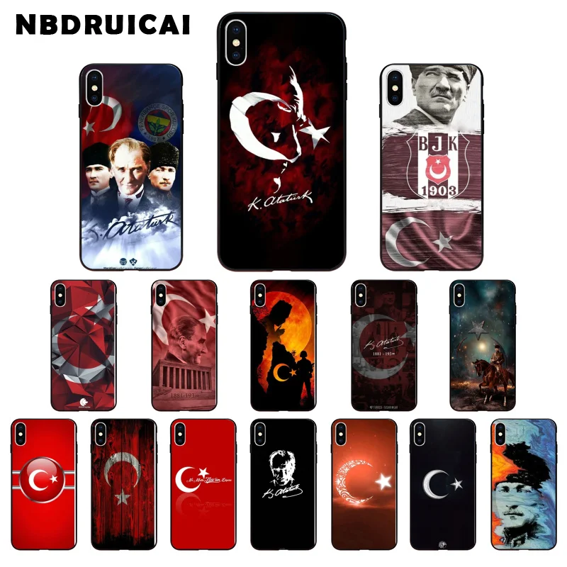 NBDRUICAI флаг Турции Анталия силиконовый чехол для телефона iPhone 11 pro XS MAX 8 7 6 6S Plus X 5 XR |