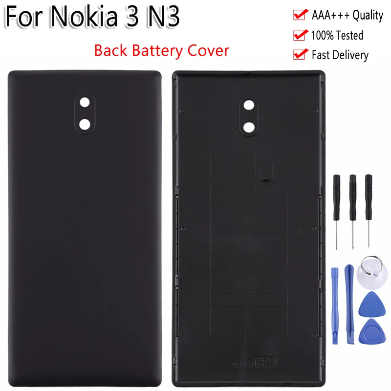 Стеклянный задний корпус для Nokia 3 N3 Пластиковая Задняя Крышка батарейного отсека
