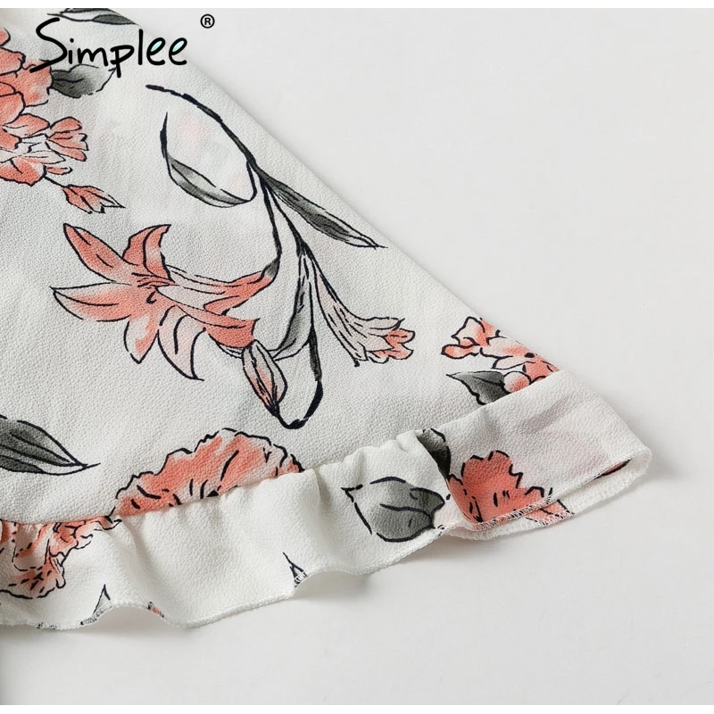 Женское винтажное короткое платье Simplee 2019 ажурное летнее трапециевидное с
