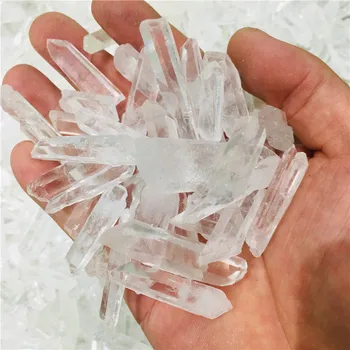 

100g New Clear Healing Crystal Stone Quartz Single Natural Clear Column Decoration Pointed Collectables DIY Craft Random Size