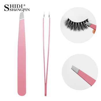 

1pc False Eyelashes Tweezers Mink Eyelashes Applicator Lashes Tweezers 3d Mink Lashes Curler Mascara Applicator Makeup Tools