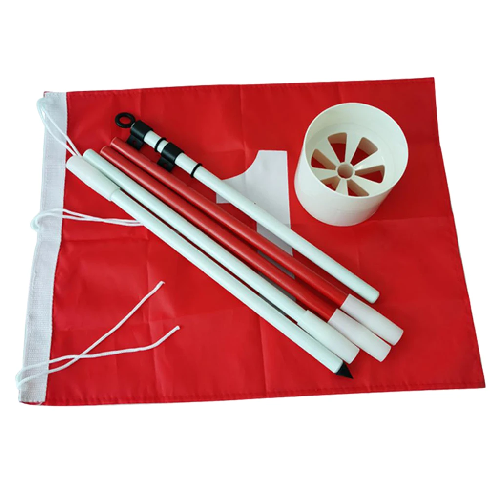 Golf Flag Stick Backyard Garden Training Cup Flagstick Course Golfing Mark
