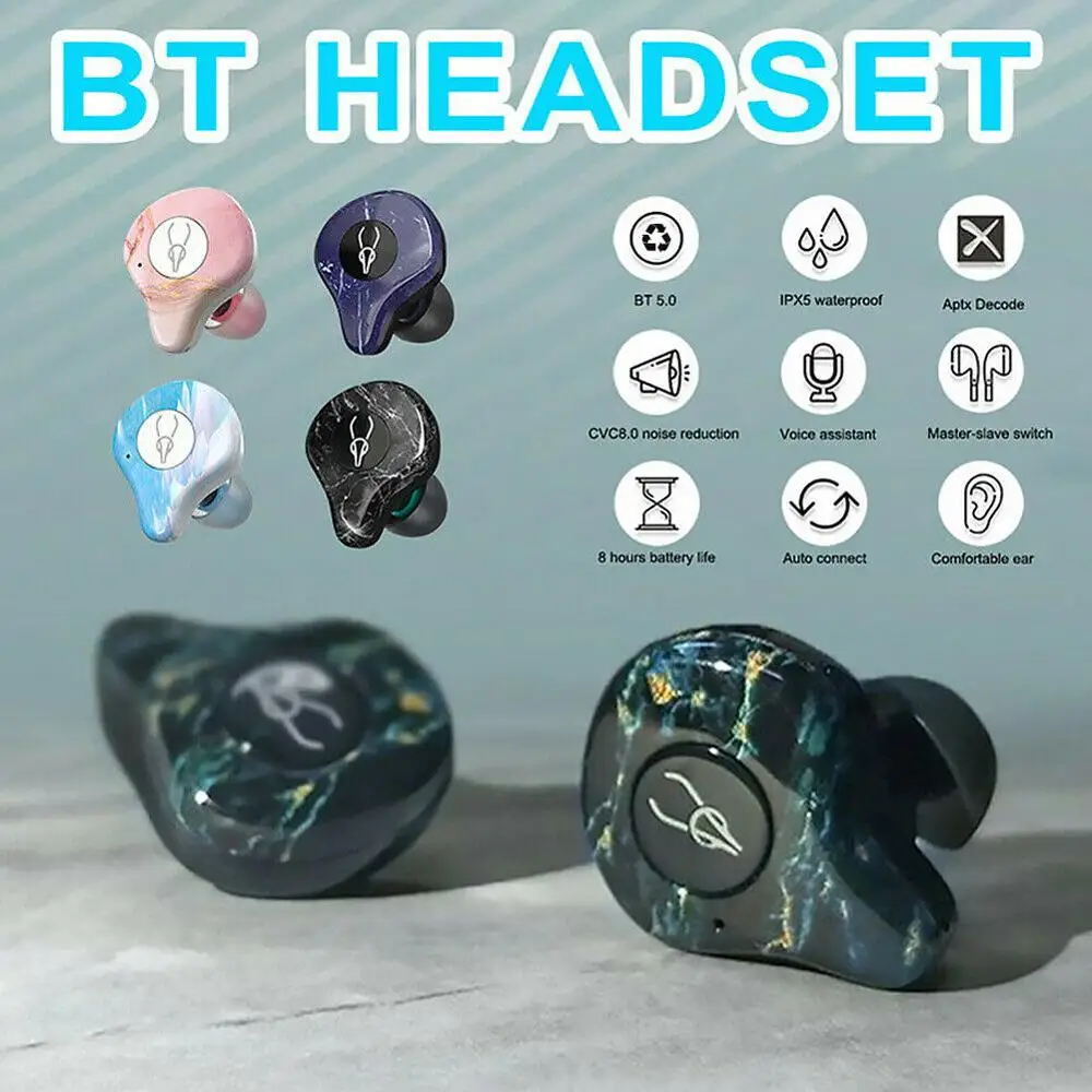 Sabbat E12 Ultra TWS Earphones Bluetooth 5.0 Wireless Stereo In-ear Earbuds Intelligent Noise Reduction earphone | Электроника