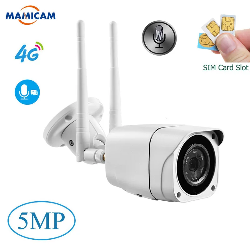 Camera De Surveillance Exterieure Ip Wifi 3g 4g 1080p Sans Fil Etanche Avec Emplacement Pour Carte Sim Vision Nocturne Infrarouge Port Sd Et Port P2p Audio Bidirectionnel Aliexpress