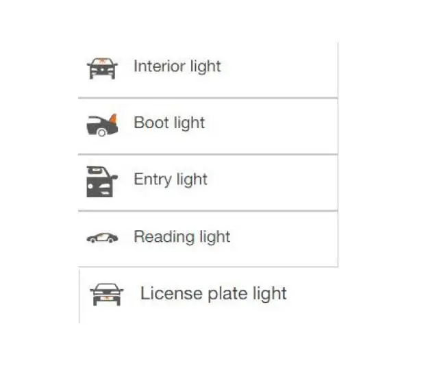 Внутренние светодиодные фары для автомобиля для-d focus c-max dm2 лампочки для автомобиля номерной знак свет 10 шт - Испускаемый цвет: focus c max dm2