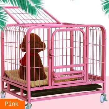 

Stainless Steel Dog Villa With Toilet Cage Four Seasons Universal Large Super Large Bomed German Medium And Large Dog Urine Tray