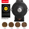 XEOLEO Filter coffee grinder 78mm shark tooth burr grinder 200W coffee bean grind machine 10 step coffee miller coffee maker 3