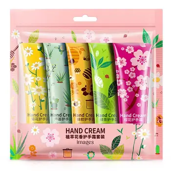 

5pcs/lot Moisturizing Plant Extract Fragrance Hand Cream Hand Massage Lotion Repair Anti-cracking High-grade Nourishing Hand Car