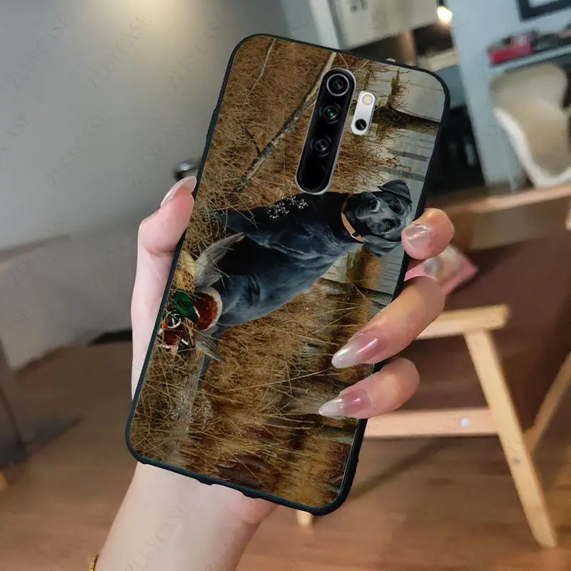 Hunting Dog Black Soft Shell Phone Cover for redmi note8pro note7 note5 note6pro 7A 8A 8 note9s Note 8t note9pro Coque Shell 
