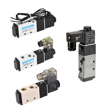 Uxcell 1 шт. Пневматический воздушный одиночный электромагнитный клапан 4V210-08 5 способ 2 Позиции 1/" PT резьба