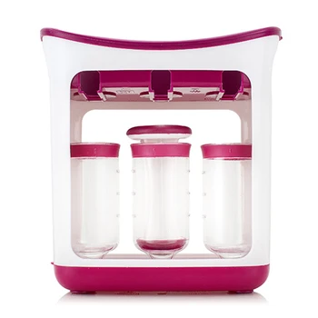 

Children Fruit Puree Squeezer Manual Juice Dispenser Tool for Home Kitchen P7Ding