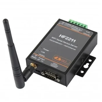 

HF2211 Serial to WiFi RS232/RS485/RS422 to WiFi/Ethernet Converter Module for Industrial Automation Data Transmission