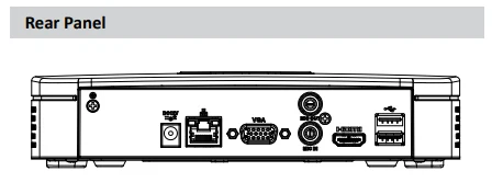  Dahua 4 Ch 8 Ch Smart 1U Lite 4K H.265 Network Video Recorder Lite Series 1 HDD NVR2104-4KS2 NVR210
