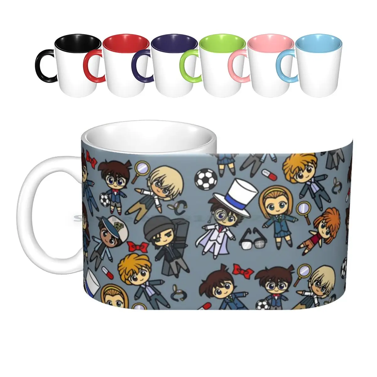 Detective Conan Tazze In Ceramica Tazze Da Caffè Tazza Da Tè Al Latte Detective Conan Holmes Detective Mistero Anime Manga Giappone Kawaii