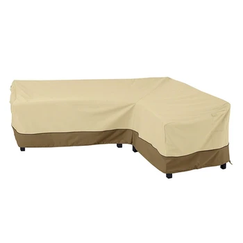 

Veranda L-Shaped Sectional Sofa Cover, Waterproof Outdoor Lawn Patio Furniture Covers Right Facing