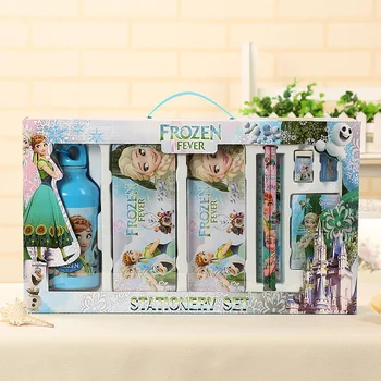 

Birthday party Frozen Mickey Minnie party Cartoon Auto Pencil Ball Pen Ruler kettle Combination Student Gift Portable Stationery