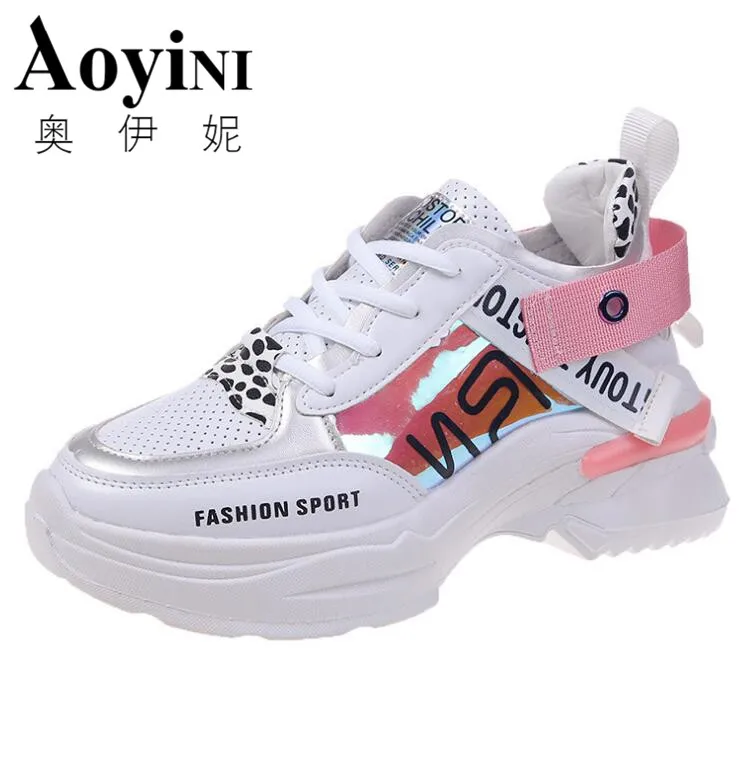 

2019 New Autumn Fashion Women Casual Shoes Comfortable Platform Shoes Woman Sneakers Ladies Trainers chaussure femme