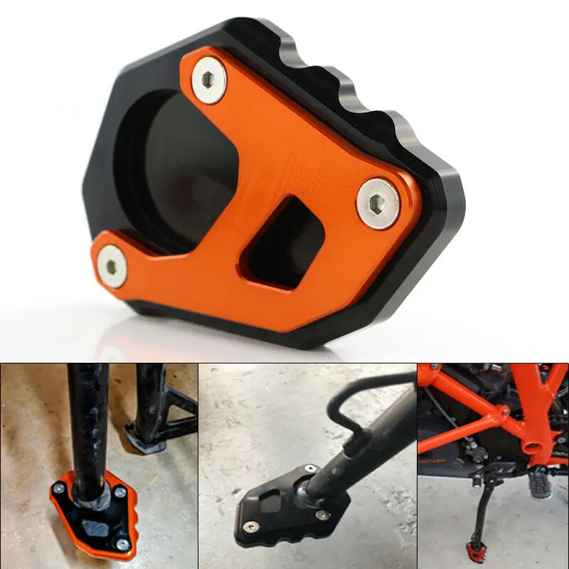 Подставки боковой удар подставка расширения пластина замещать для KTM 1050 1090 1190 1290 Приключения 2013