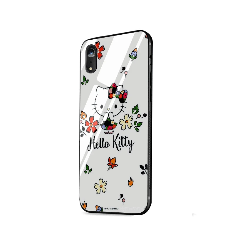 Чехол для мобильного телефона стекло для iPhone 5 5S SE 6 6s 7 8 Plus X XS Max XR чехол hello kitty Shell защита - Цвет: G5