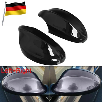

MagicKit Pair Hot Sale Gloss Black Rearview Mirror Covers For BMW E90 E91 05-08 4D Pre-Facelift Fast Shipping