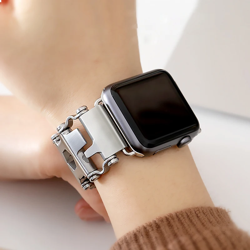 for Apple Watch 5 Tool combination Gadgets 304 Stainless Steel Brushed Unique Design Watchband 40mm 44mm 38mm 42mm iWatch Bands