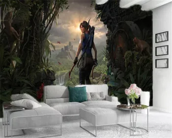 

3d Wallpaper Living Room Fantasy Castle Cartoon Beauty Digital Printing HD Decorative Beautiful Wallpaper