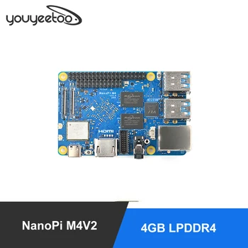 

FriendlyElec NanoPi M4V2 4GB DDR4 Rockchip RK3399 SoC 2.4G & 5G dual-band WiFi,Support Android 8.1 Ubuntu, AI and deep learn