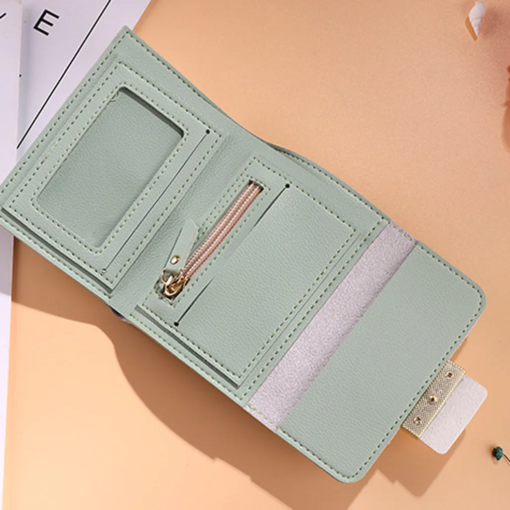 Aelicy, женский маленький кошелек,, контрастный цвет, свежий, женские кожаные маленькие кошельки и кошельки, короткий кошелек