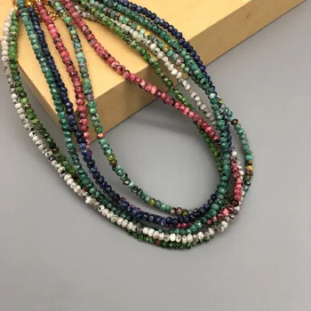 

6 Color Style Beads Short Necklace Female 2019 Fashion Jewelry Women Choker Necklaces Bijoux Femme Ladies Party Necklace