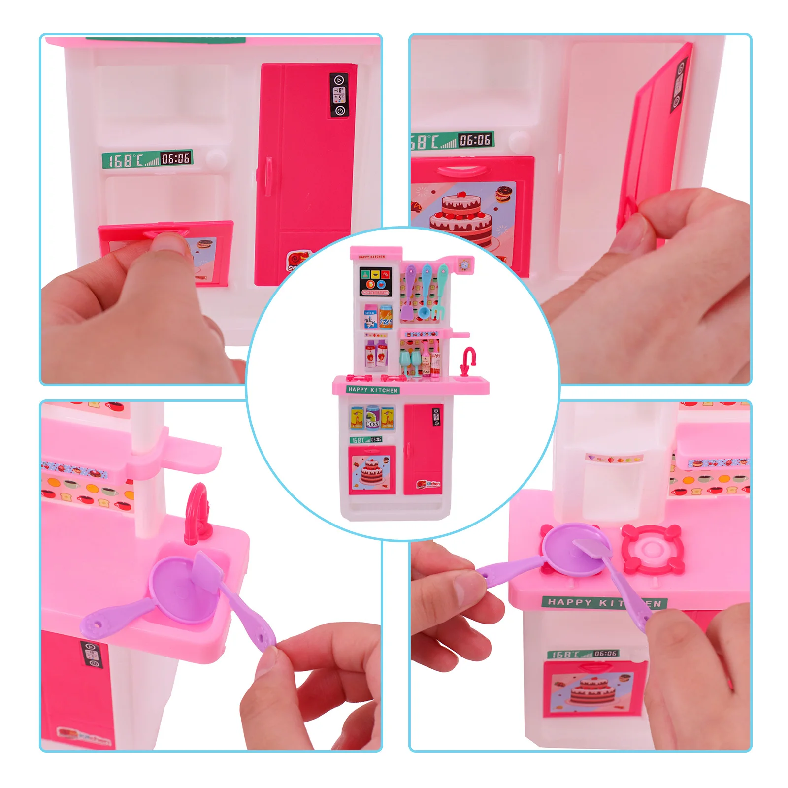 Toys For Girl Doll Clothes Furniture Kitchen Accessories Mini Simulation Food Fit 11.8Inch Barbies,1/6 BJD,30cm Blythe`s Doll