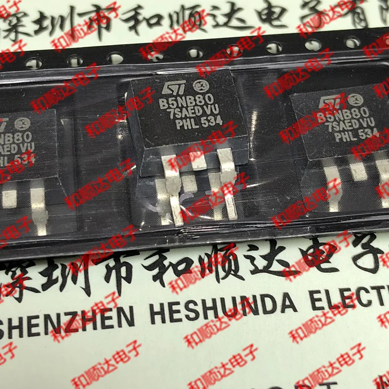 /5 шт/B5NB80 STB5NB80 TO-263