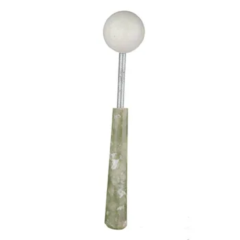 

Jade Roller Hammer Round Ball Natural Jade Massage Roller Facial Face Massager Slimming Tool Real Stone Massager Face Lift Tool