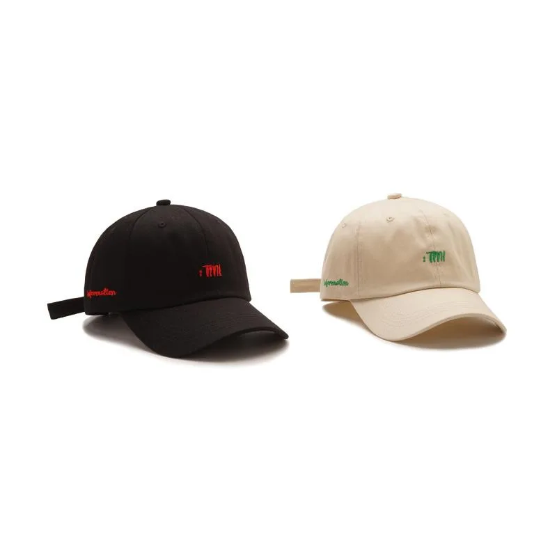 

Hat Female Summer Casual Trendy Letters Embroidered Baseball Cap Korean-style Soft Top Brim Hat Men's Couples Sun-resistant Tope