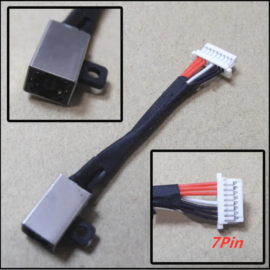 

New Laptop DC Power Jack Cable Charging Port Wire Cord Connector For Dell Inspiron 5482 7773 7778 7779