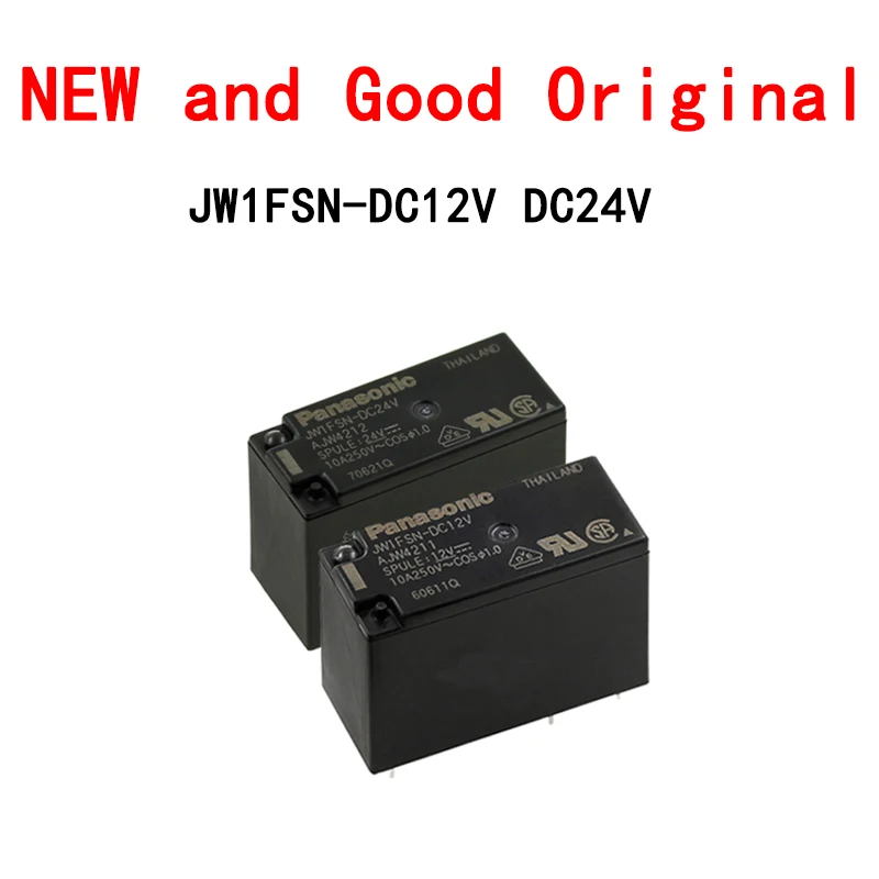 5PCSLotConpactPCBoardPowerRelayJW1FSNDC12VDC24VAJW4211