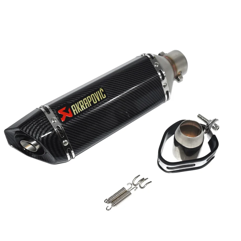 Универсальный для akrapovic выхлопной мото rcycle глушитель escape moto с db killer выхлопные системы для honda benelli msx125 nmax EP01 - Цвет: stickers 2
