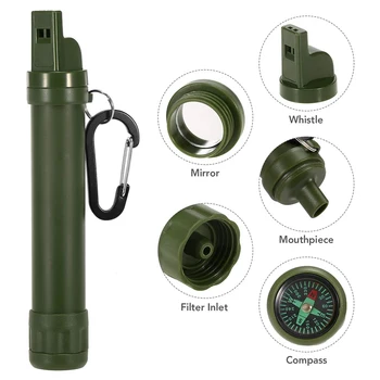 Outdoor Water Purifier Camping Hiking Emergency Life Survival Portable Purifier Water Filter 3